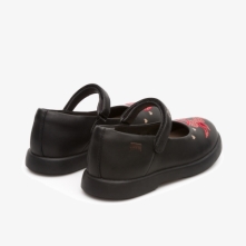 Camper Twins Ballerina Sko Børn Sort / Rød CTPVHL-958